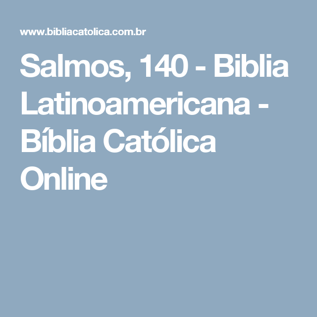 biblia catolica latinoamericana online